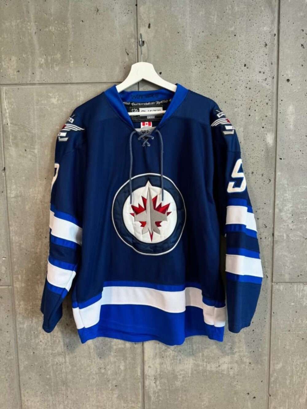 Winnipeg Jets Reebok Edge Home Jersey #9 Evander Kane Men’s 48 NHL